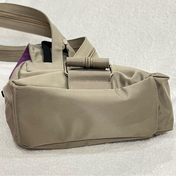 Esprit Tan Nylon Mini Convertible Sling Backpack